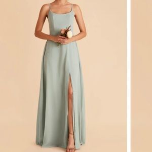 Birdy Grey Amy Chiffon Bridesmaid Dress - Color Sage - Size Small